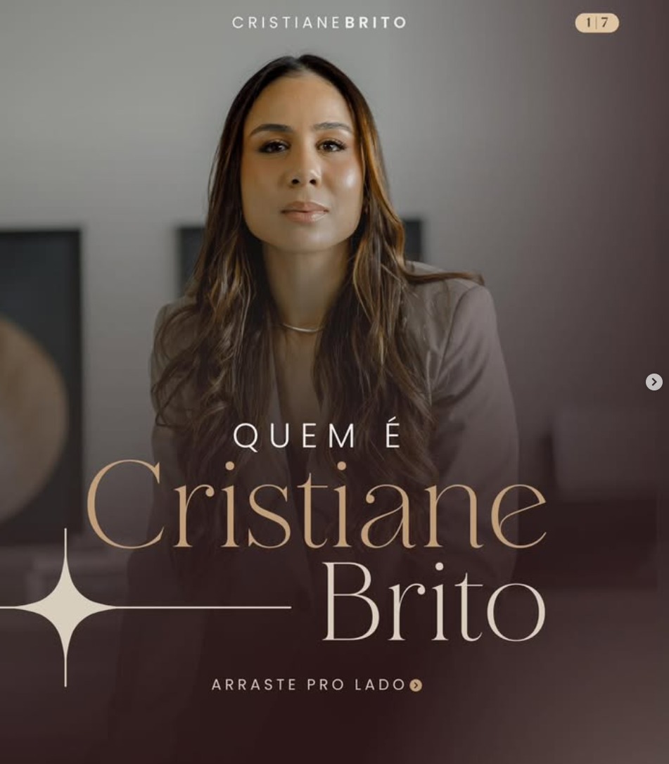Post Instagram — Quem é Cristiane Brito